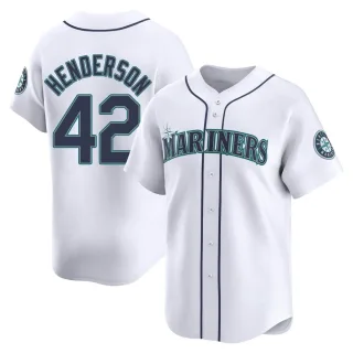 Limited Youth Dave Henderson Seattle Mariners Home Jersey - White