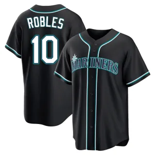 Replica Youth Victor Robles Seattle Mariners Fashion Out Jersey - Black